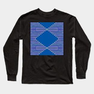 Geo (Blue) Long Sleeve T-Shirt